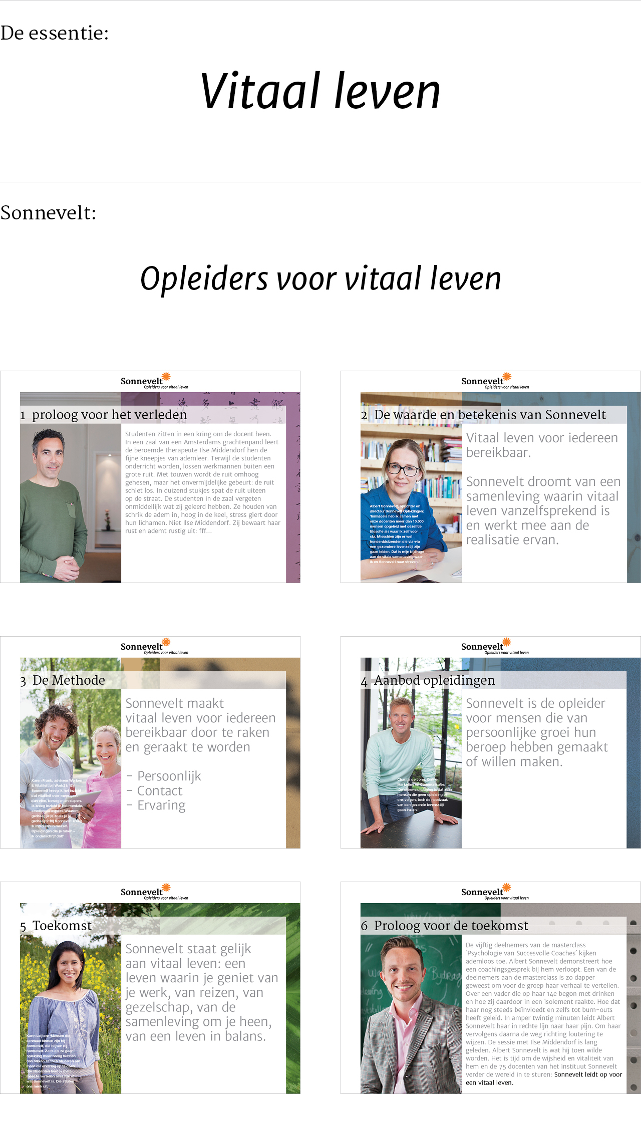 Brand Story Sonnevelt Brand Story Sonnevelt