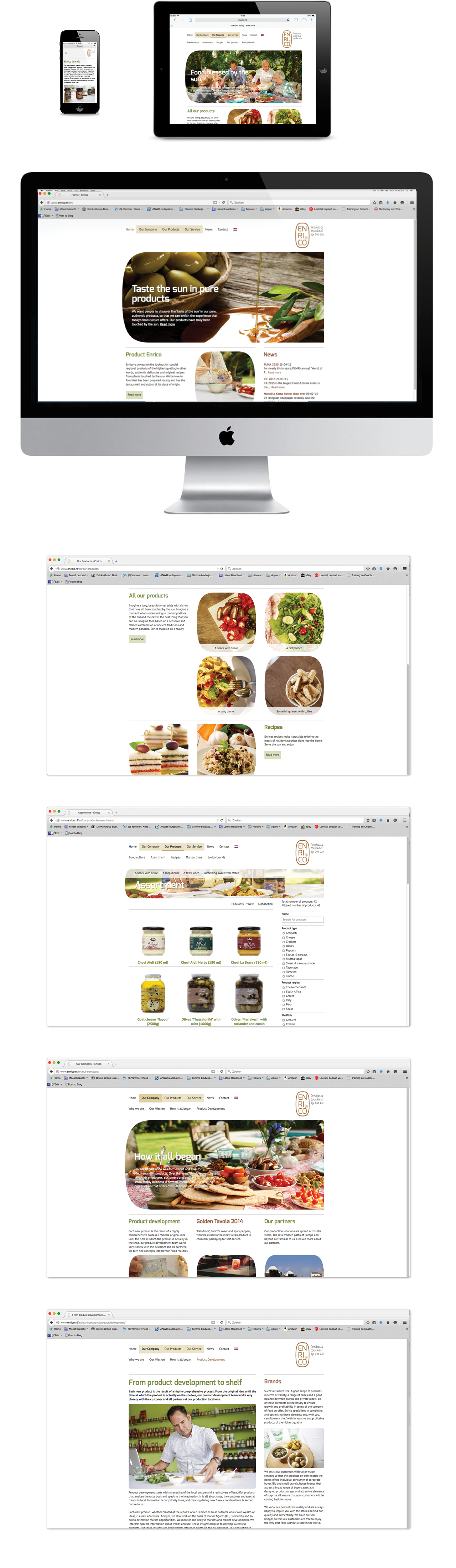 Website overzicht Website overzicht